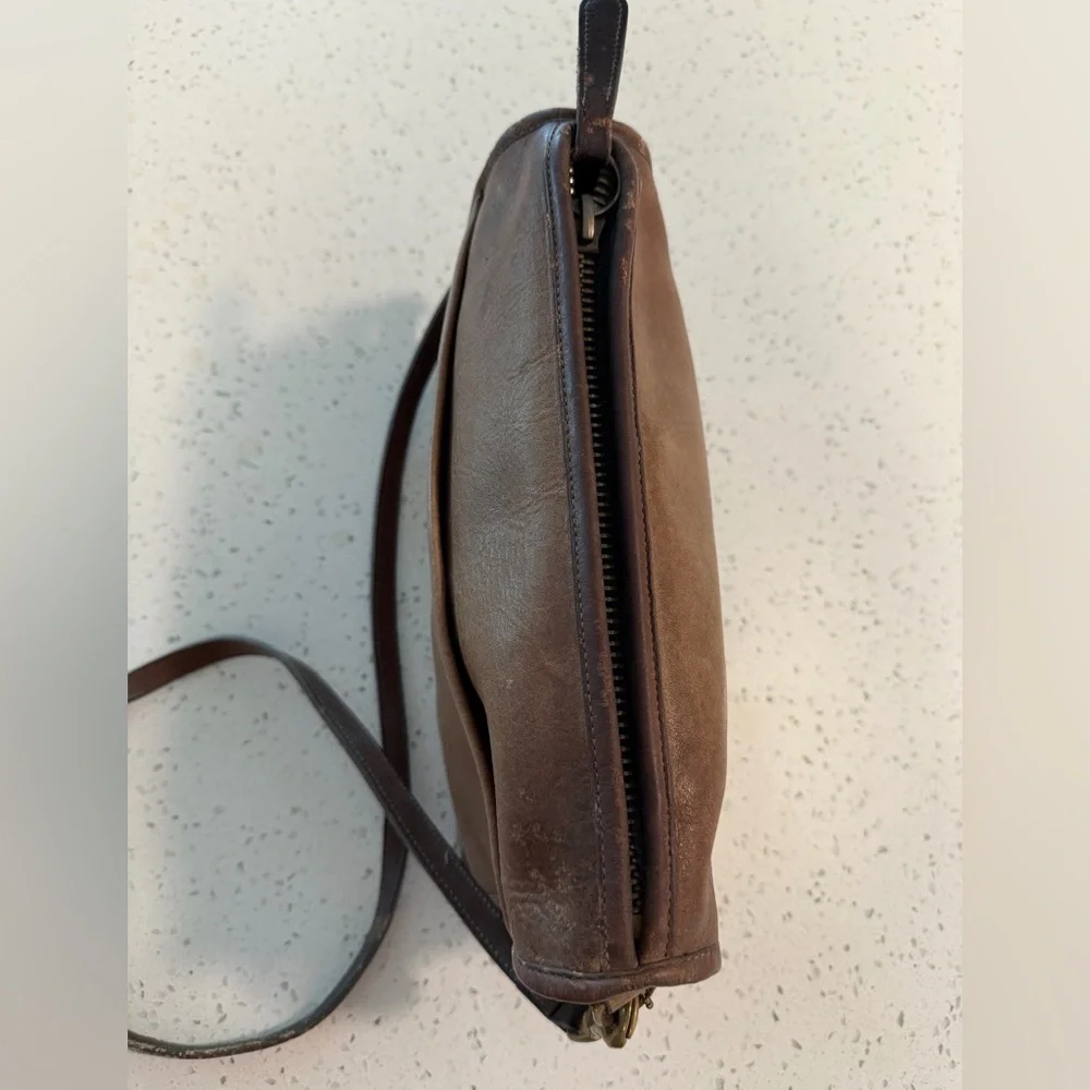 Vintage Coach Leather Bag Brown – Made in USA - Picture 7 of 16